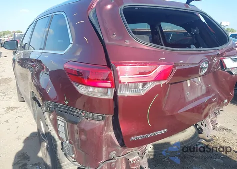 2019 Toyota Highlander Xle из США, поврежденный, VIN 5TDKZRFH0KS370350